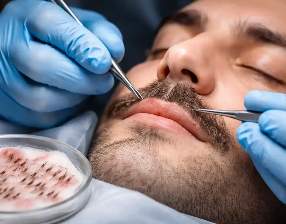 کاشت سبیل طبیعی چگونه انجام می‌شود؟ راهنمای تخصصی، مراحل و نکات اجرایی