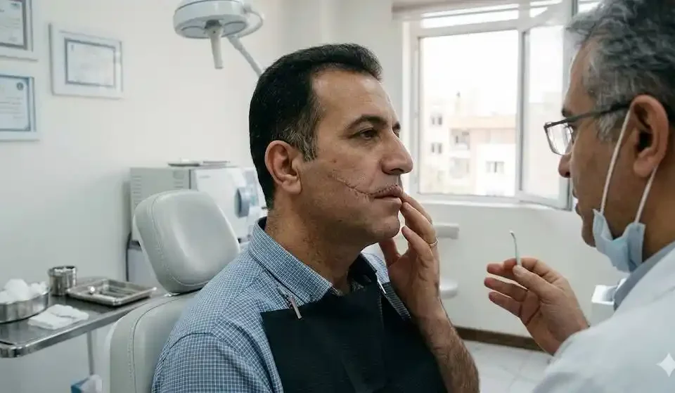 کاشت سبیل برای جای زخم و بخیه در تبریز