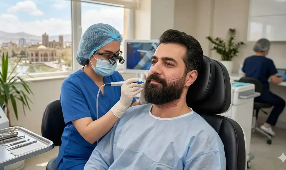 کاشت ریش و خط ریش طبیعی در تبریز (راهنمای جامع ۲۰۲۵)