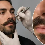 کاشت سبیل برای مدل ریش پروفسوری؛ راهنمای کامل طراحی، اجرا و مراقبت