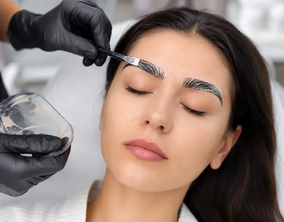 آیا ابروی کاشته شده به رنگ کردن و دکلره واکنش متفاوتی نشان می‌دهد؟