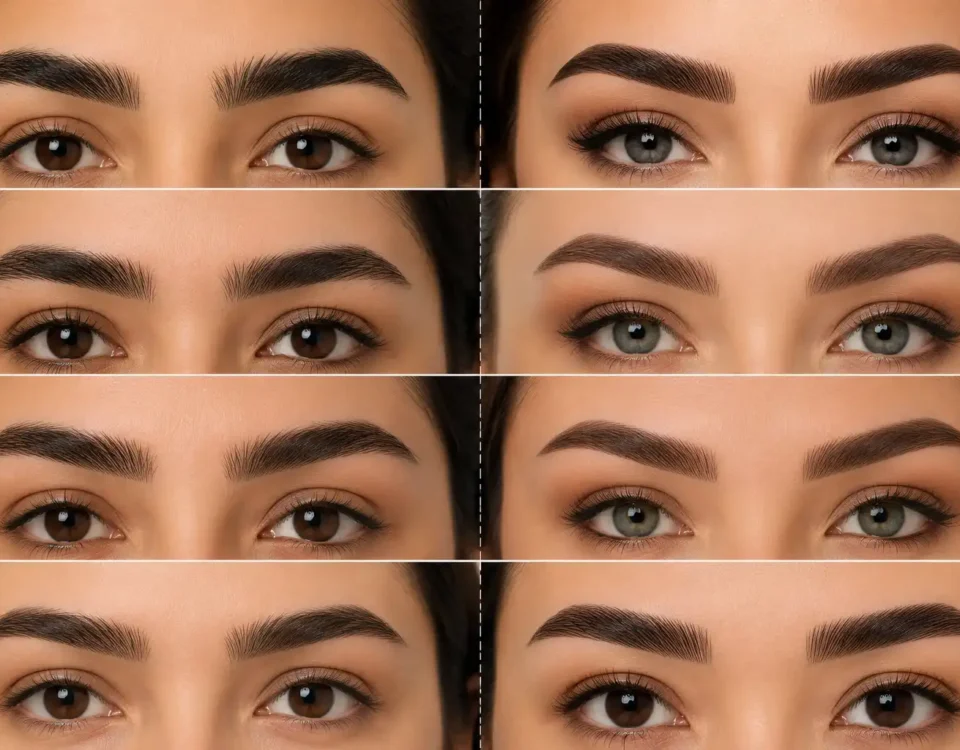 تفاوت طراحی ابروی طبیعی ایرانی با مدل‌های ترند جهانی در کاشت ابرو